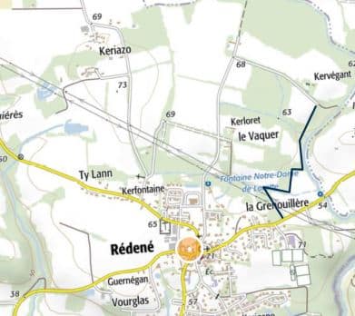 Redene Les chemins de randonnées - Mairie de Rédéné, site Officiel