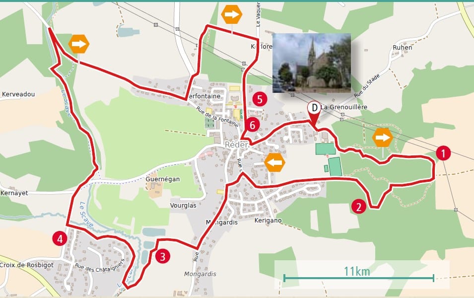Redene Les chemins de randonnées - Mairie de Rédéné, site Officiel