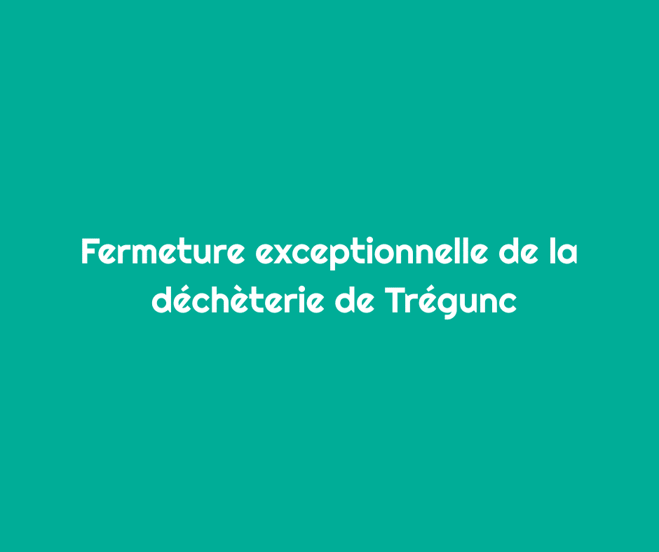 Déchèterie de Trégung